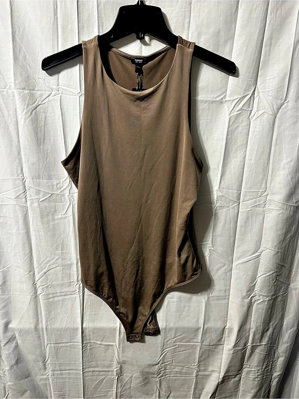 Express Sleeveless Bodysuit in Brown Large NWT